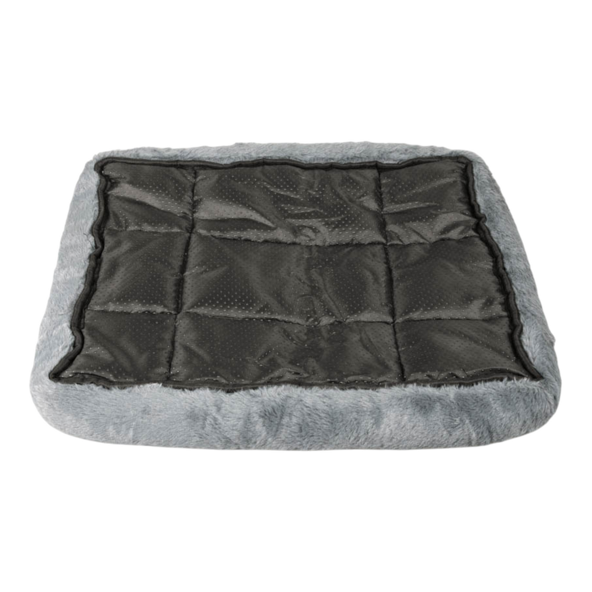 Archstone Pets Flat Bed - Gray, Raised Edges, Crate Bed, S M L Sizes