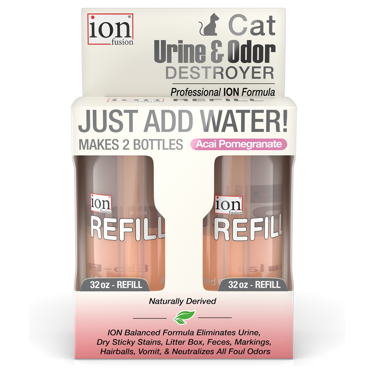 Refill Pack - ION Cat 32 Oz Urine and Odor Destroyer - Pomegranate
