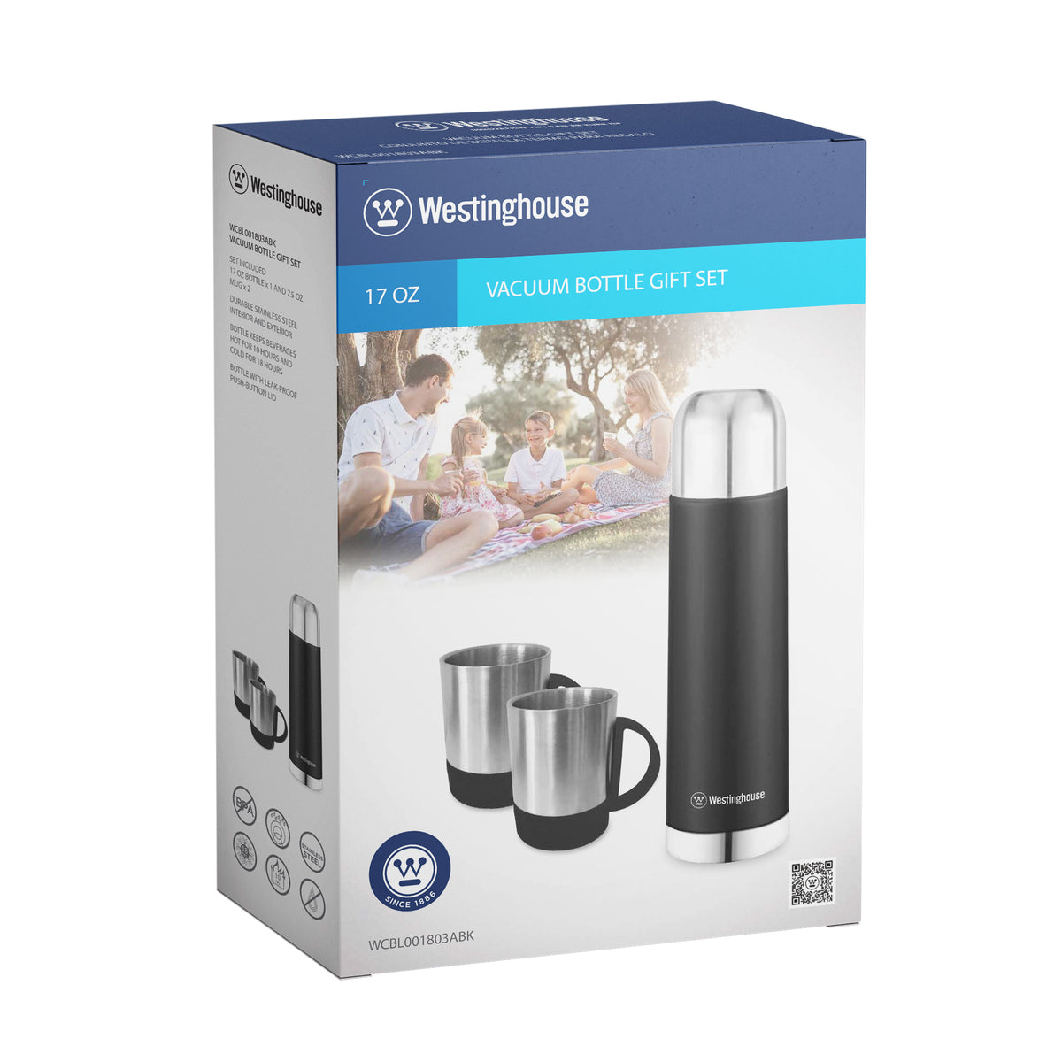 Westinghouse Thermos Flask Gift Set - 5 colors