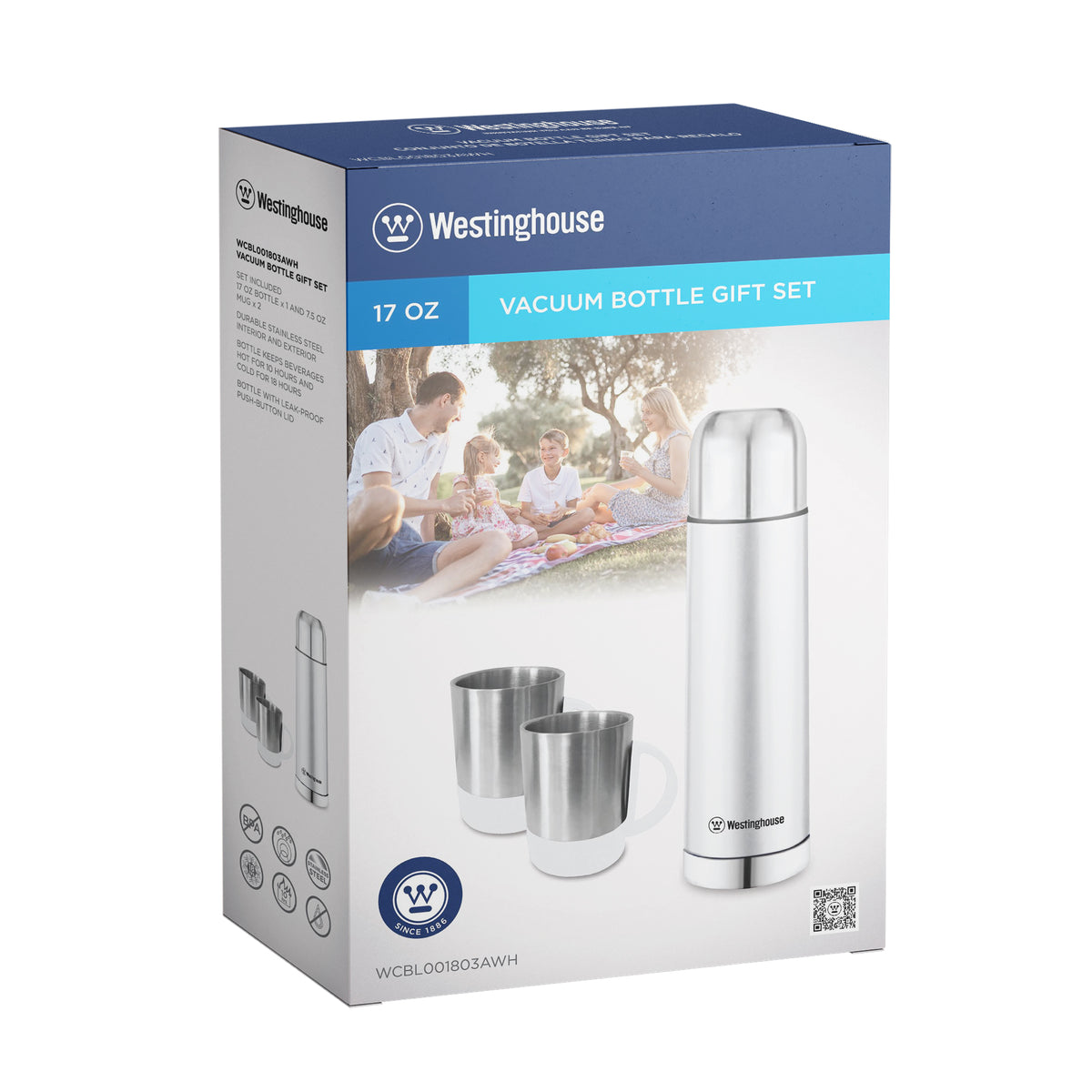 Westinghouse Thermos Flask Gift Set - 5 colors